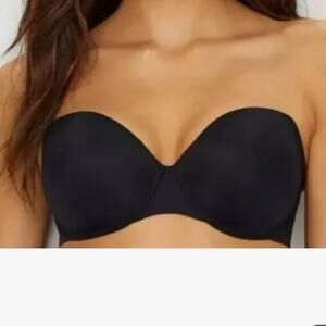 SPANX up for anything plus size women’s 36DDD strapless black brand no straps